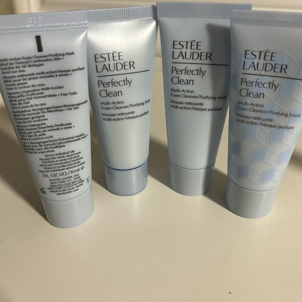 Estée Lauder Make up remover Perfectly Clean Foam Cleanser lot of 4